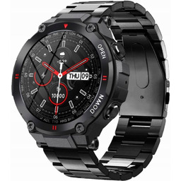 Męski Smartwatch Gravity GT7-2 Czarny Z Rozmowami Sms