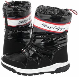 Śniegowce Tommy Hilfiger Snow Boot Black T3A6-32436-1485 999