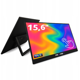 Monitor przenośny 15.6", Dotykowy, Fullhd, Ips, Usbc, Vesa,