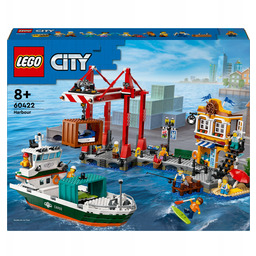 Lego City Nadmorski port ze statkiem towarowym 60422