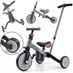 Rowerek trójkołowy biegowy 4w1 jeździk z rączką Optimus