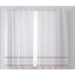 Cardenal Textil Tamara firanka do kuchni, woal, fioletowa,