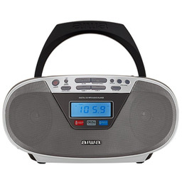 AIWA boombox BBTU-400SL CD/FM RDS/USB/BT srebrny