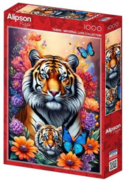 Puzzle 1000 Matczyna miłość - Tygrysy - Alipson