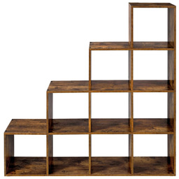 Regał Schodkowy Kostkowy półka szafka 10 półek otwarte