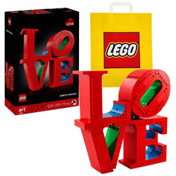 Zestaw Lego Art 31214 Love Sztuka Miłość Walentynki