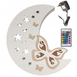 Lampka Księżyc Motylek do wyboru nocna Led Sieciowe