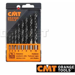 Zestaw wierteł do drewna HSS 8 szt. -