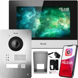 Wideodomofon WiFi 2-żyłowy Dotykowy HiLook by Hikvision 7"