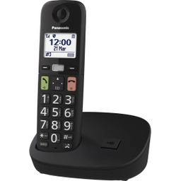 Panasonic KX-TGU110FXB Czarny Telefon bezprzewodowy