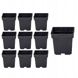 Doniczka produkcyjna czarna 15 cm 2,5l 50 sztuk