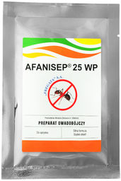 Afanisep 25WP 25g Permetryna na karaluchy, rybiki, mrówki.