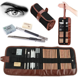 Zestaw do szkicowania rysowania profesjonalny etui