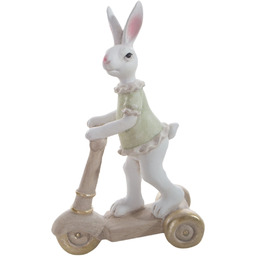 Figurka wielkanocna zajączek na skuterze CW17-4