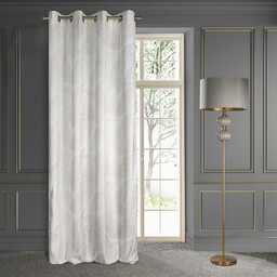 Eurofirany Zasłona 140x250 Luna 2A biała szampańska liście