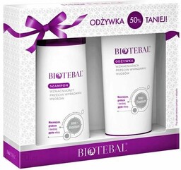 Polpharma Biotebal zestaw promocyjny szampon + odżywka przeciw