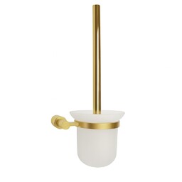 Szczotka do wc wisząca złota Linora