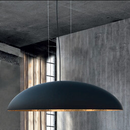 Nowodvorski Loftowa lampa wisząca Canoe 7926 czarna nad