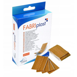 Plaster tkanin. z opatrunkiem 8cmx1m FABRIplast