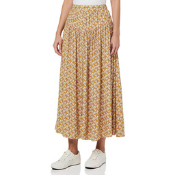 Hurley City Block Button Up Maxi Skirt Spódnica