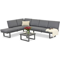 Zestaw mebli ogrodowych Asti 4w1 Garden Point antracyt