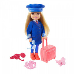 Barbie Chelsea Możesz być Kariera Lalka Pilotka Blond