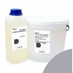 Szara żywica epoksydowa na posadzki z betonu balkon