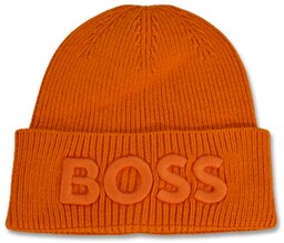 Czapka zimowa beanie Hugo Boss bawełniana - 50476440