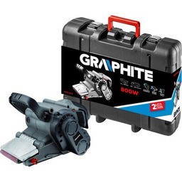 GRAPHITE Szlifierka taśmowa 59G394 800 Watt walizka