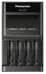 Panasonic Eneloop BQ-CC65 - ładowarka z wyświetlaczem LCD
