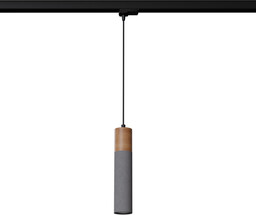 Makeyourlight Trójfazowa lampa wisząca ZANE MYL.00424 szara drewniana