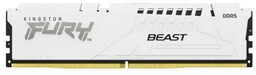 Kingston Pamięć DDR5 Fury Beast 128GB(4*32GB)/5600 CL40 biała
