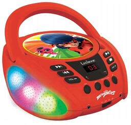 Miraculous odtwarzacz boombox Bluetooth-CD Led