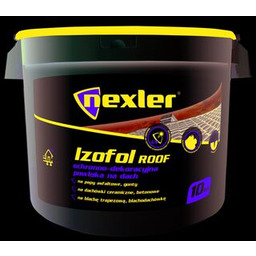 Powłoka ochronno-dekoracyjna na dach Izofol Roof czerwony 10