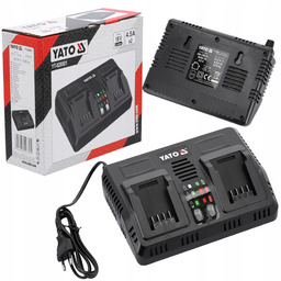 Yato Inteligentna Ładowarka Podwójna Z Układem Chłodzenia
