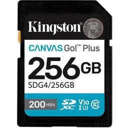 Kingston SDXC Canvas Go Plus Gen4 256GB C10