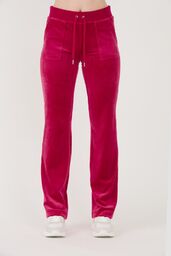 JUICY COUTURE Czerwone damskie spodnie dresowe Del Ray