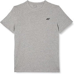 4F NOSD4-TSM300-24M Koszulka Meski, Szary