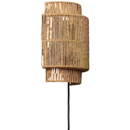 Kinkiet LED z Rattanu Boho Abruzzo Arianna E27