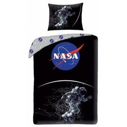 Pościel bawełniana 140x200 Nasa kosmos kosmonauta planety gwiazdy