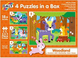 Galt Toys, 4 Puzzles in a Box -