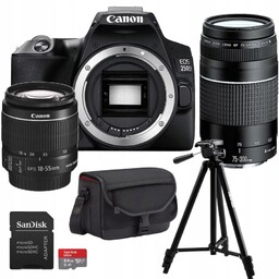 Zestaw Aparat Canon Eos 250D 18-55mm Is II