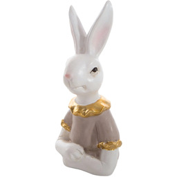 Figurka wielkanocna biały zajączek CW19-4