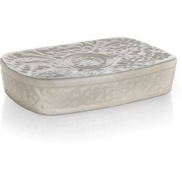 Brilanz Mydelniczka ceramiczna szarobeżowa