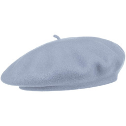 Czapka Baskijska z Kaszmirem by Barascon, jasnoniebieski, One