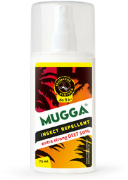Mugga Strong Spray 50% DEET Środek na komary