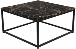 Stolik kawowy Prado dark/black, do salonu, glamour