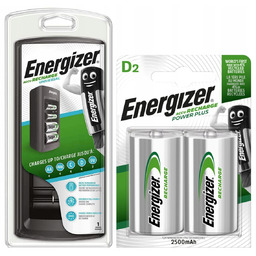 Energizer Ładowarka Akumulatorków R6 R3 R14 R20 9V