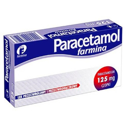 FARMINA PARACETAMOL 125 mg - 10 czopków