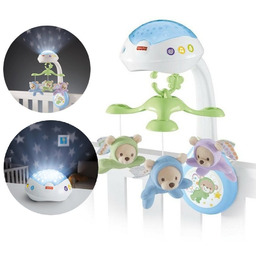 Fisher Price Karuzela z Misiami do Łóżeczka 3w1
